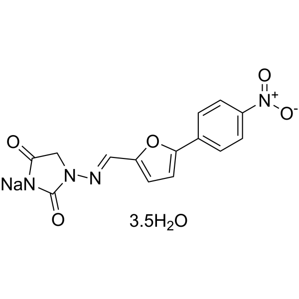 Dantrolene sodium hemiheptahydrate 24868-20-0